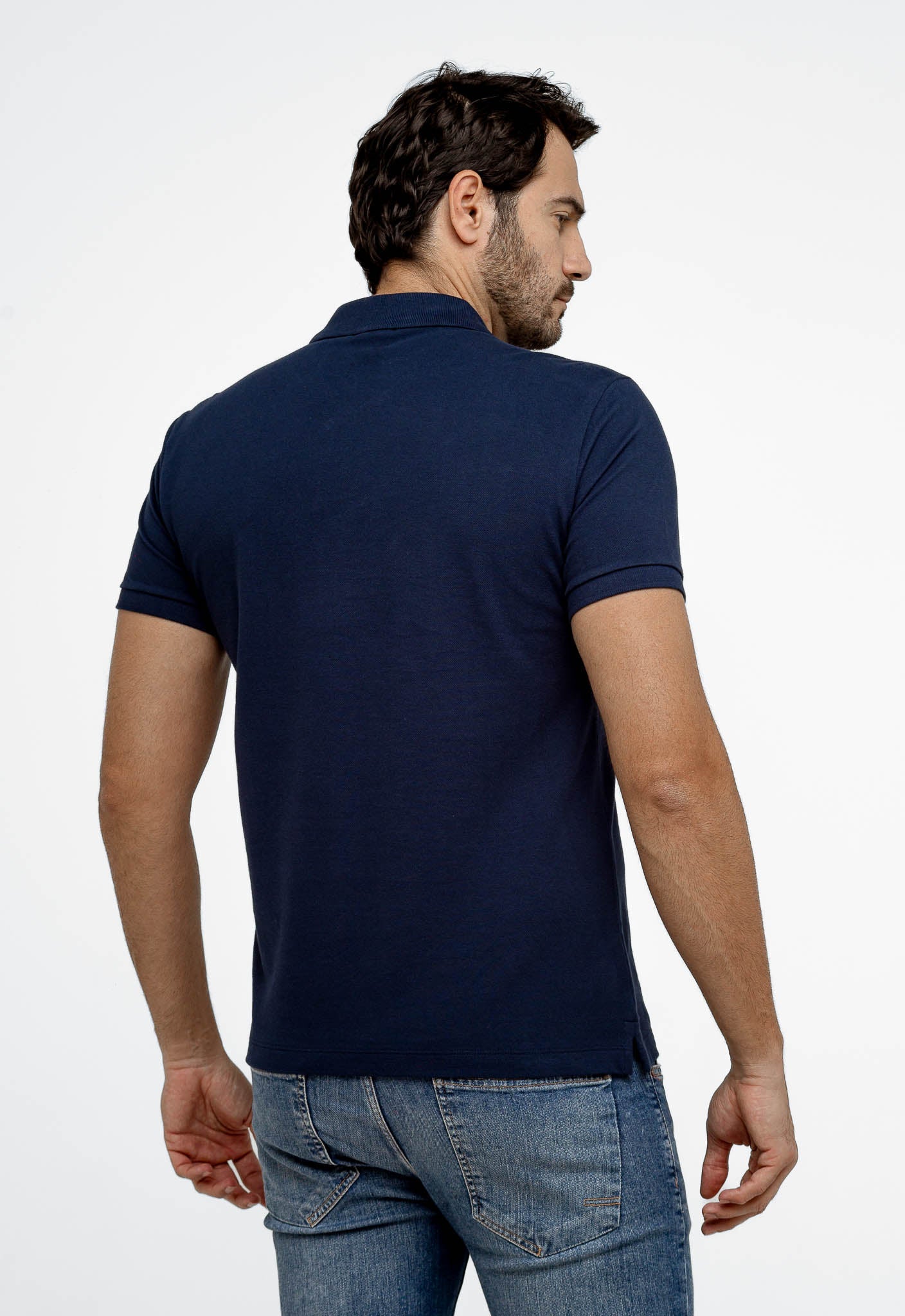 Polo Calvin Klein Slim Fit Basica Ck Peito - Henri Store