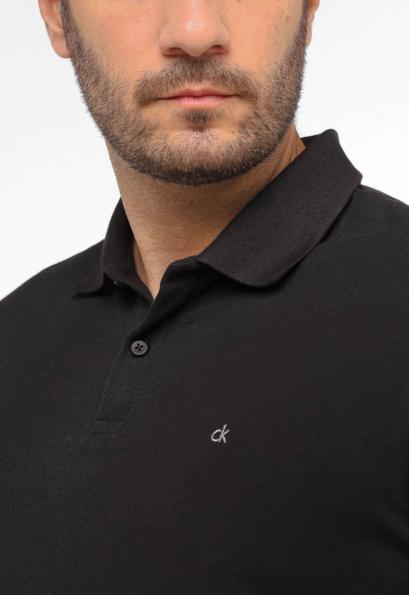 Polo Calvin Klein Slim Fit Basica Ck Peito - Henri Store