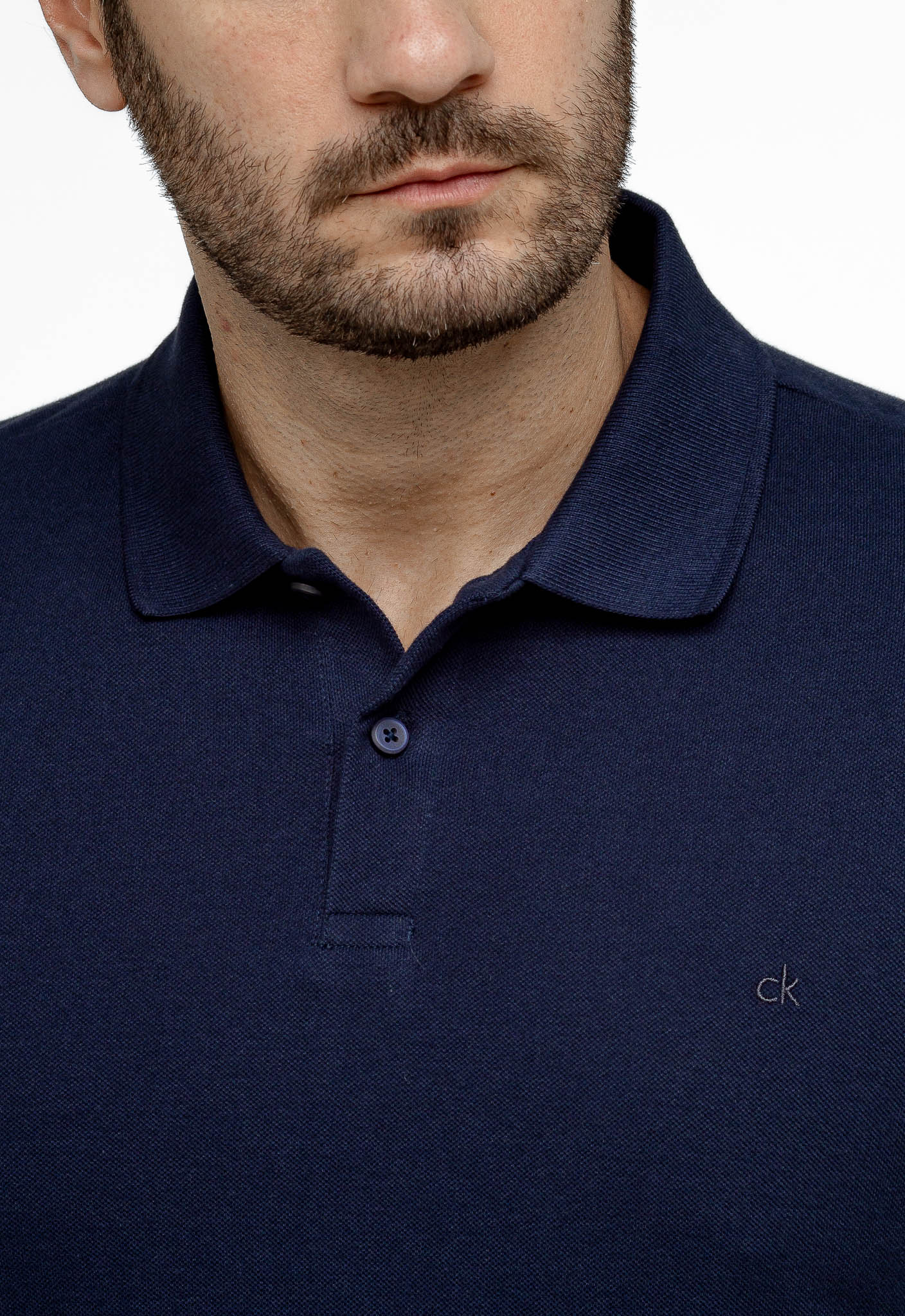 Polo Calvin Klein Slim Fit CK Bordado - Henri Store