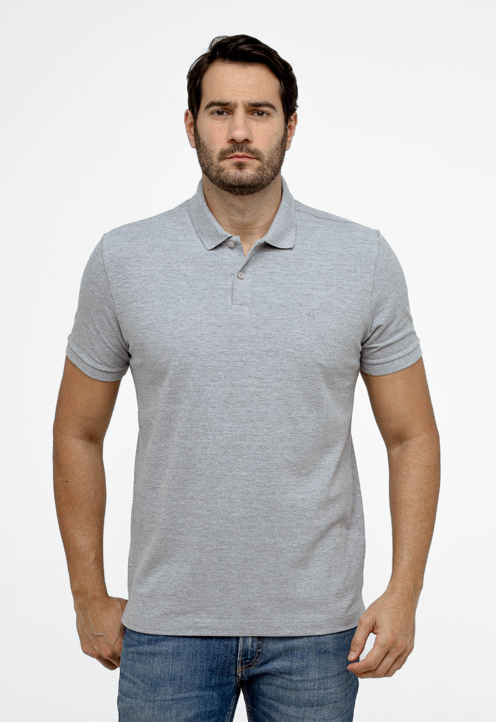 Polo Calvin Klein Slim Fit CK Bordado - Henri Store