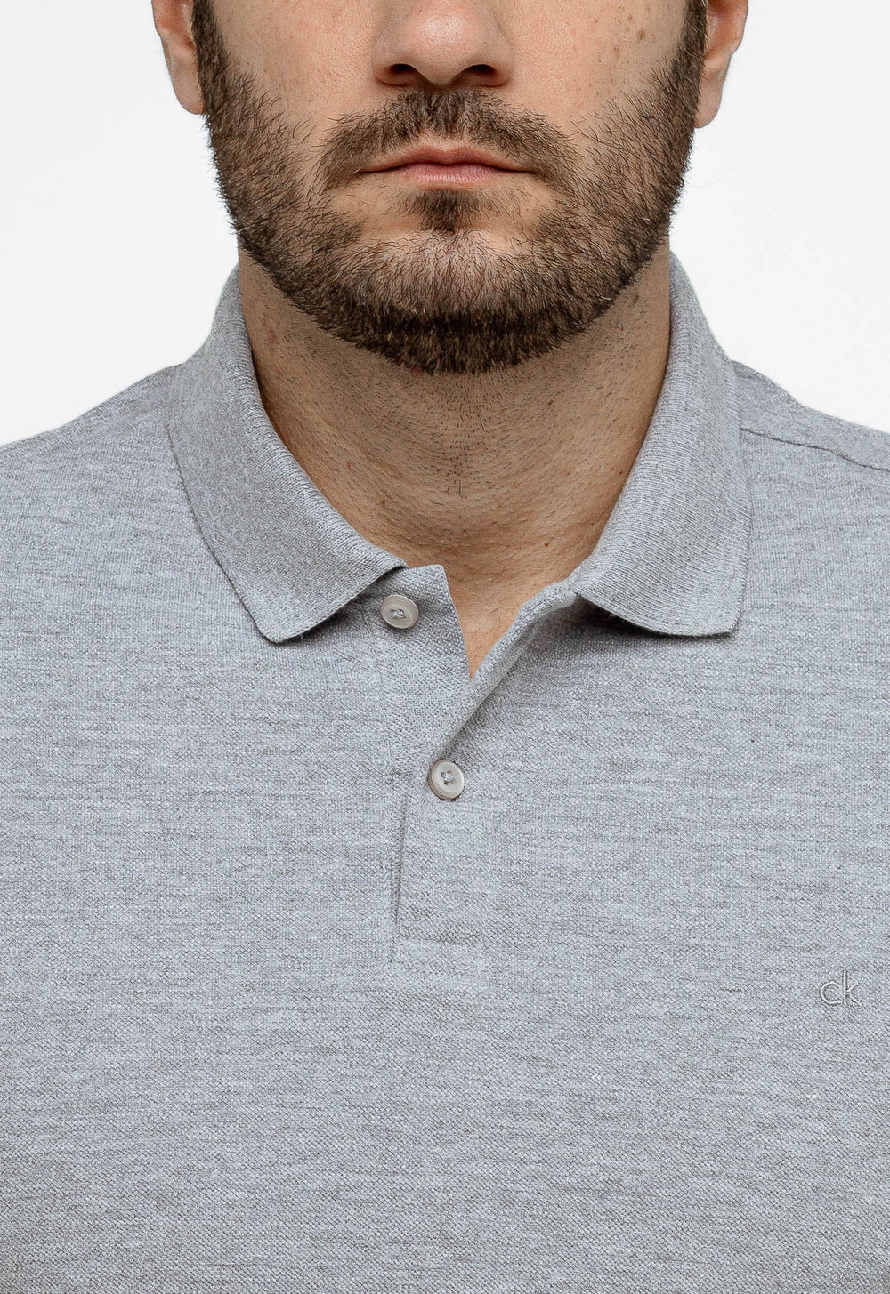 Polo Calvin Klein Slim Fit CK Bordado - Henri Store