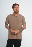 Polo Calvin Klein Slim Fit Gola C/ Friso - Henri Store