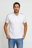 Polo Masculina Slim Fit Calvin Klein com Logo no Ombro