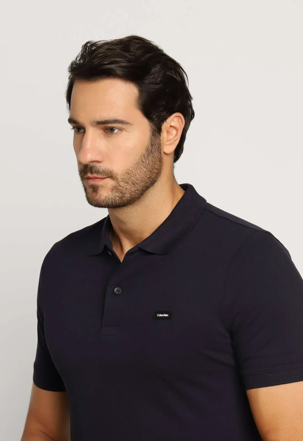 Polo Calvin Klein Slim Fit Piquet Logo Peito. - Henri Store