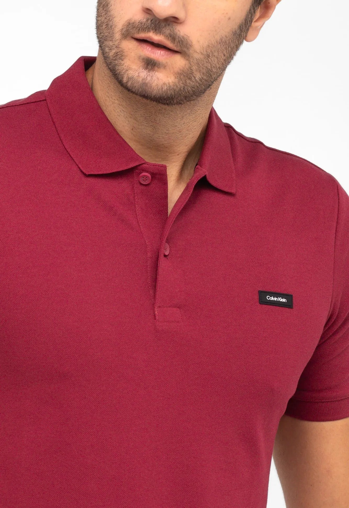Polo Calvin Klein Slim Fit Piquet Logo Peito. - Henri Store