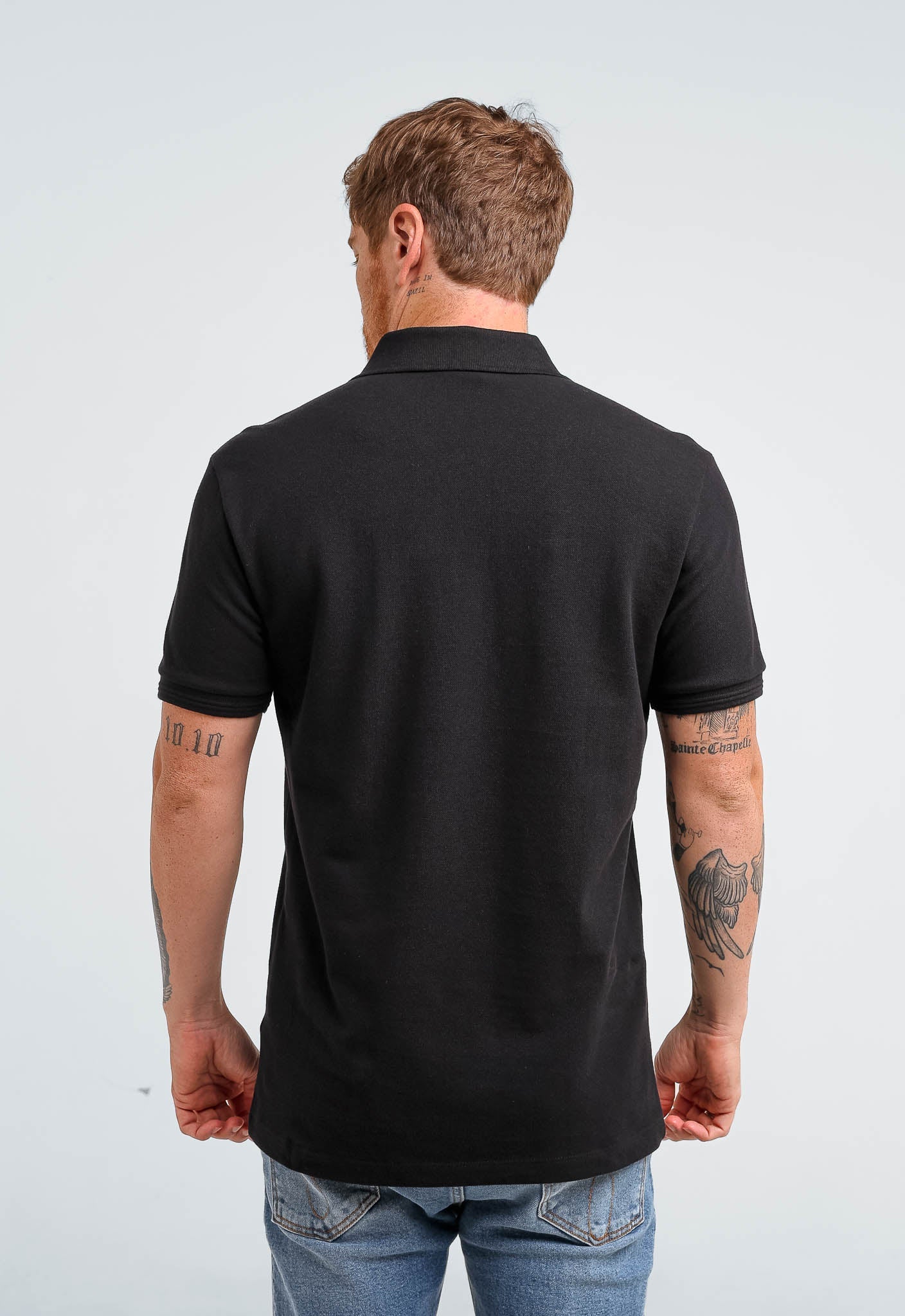 Polo Calvin Klein Slim Fit Recorte Logo Ombro - Henri Store