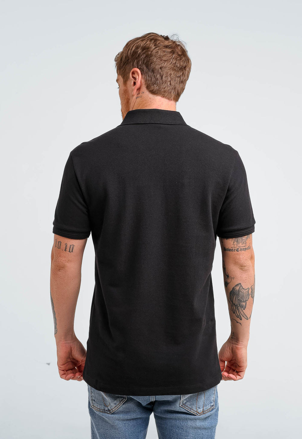 Polo Calvin Klein Slim Fit Recorte Logo Ombro - Henri Store