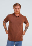 Polo Calvin Klein Slim Fit Recorte Logo Ombro - Henri Store