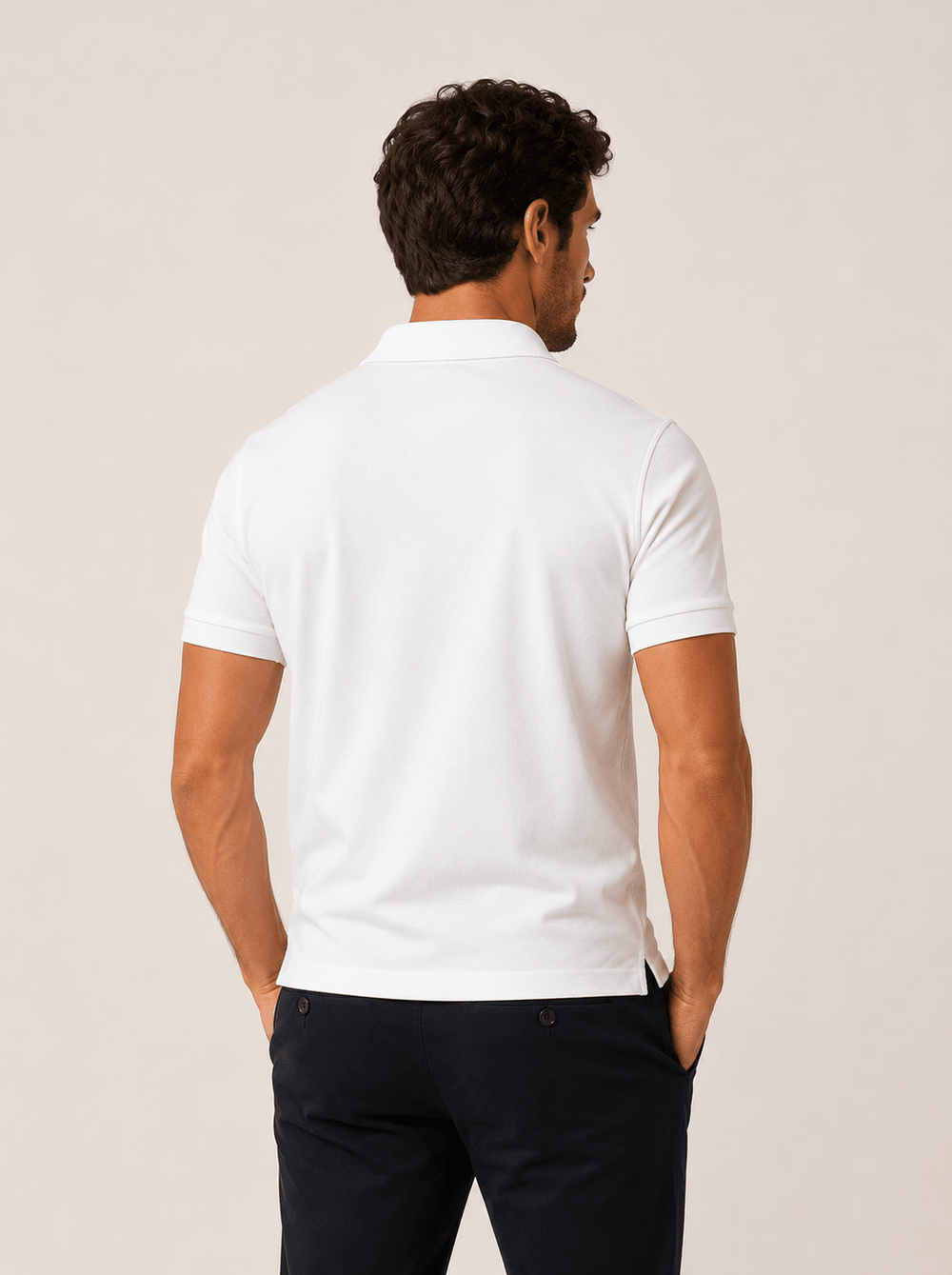 Polo Calvin Klein Slim Fit Smooth Cotton - Henri Store