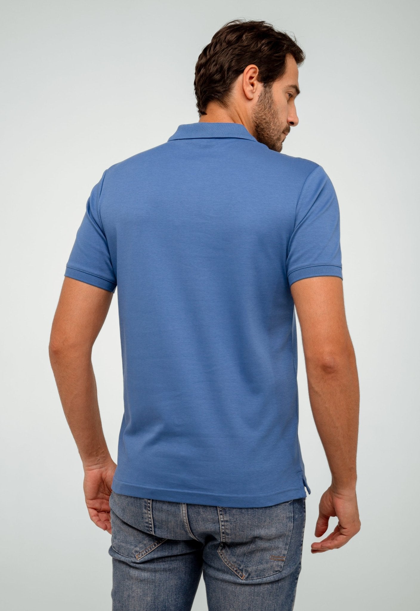 Polo Calvin Klein Slim Fit Smooth Cotton - Henri Store