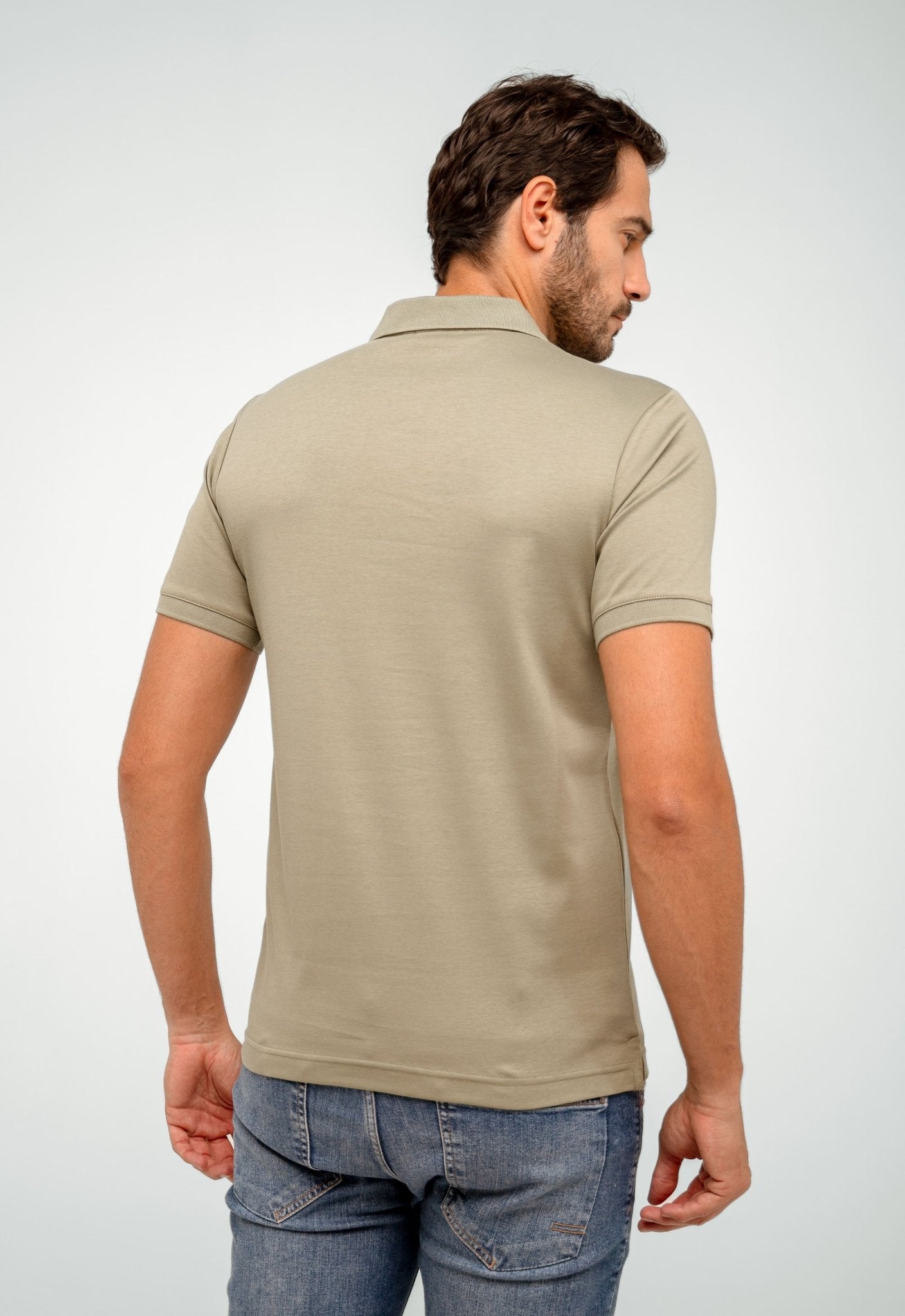 Polo Calvin Klein Slim Fit Smooth Cotton - Henri Store