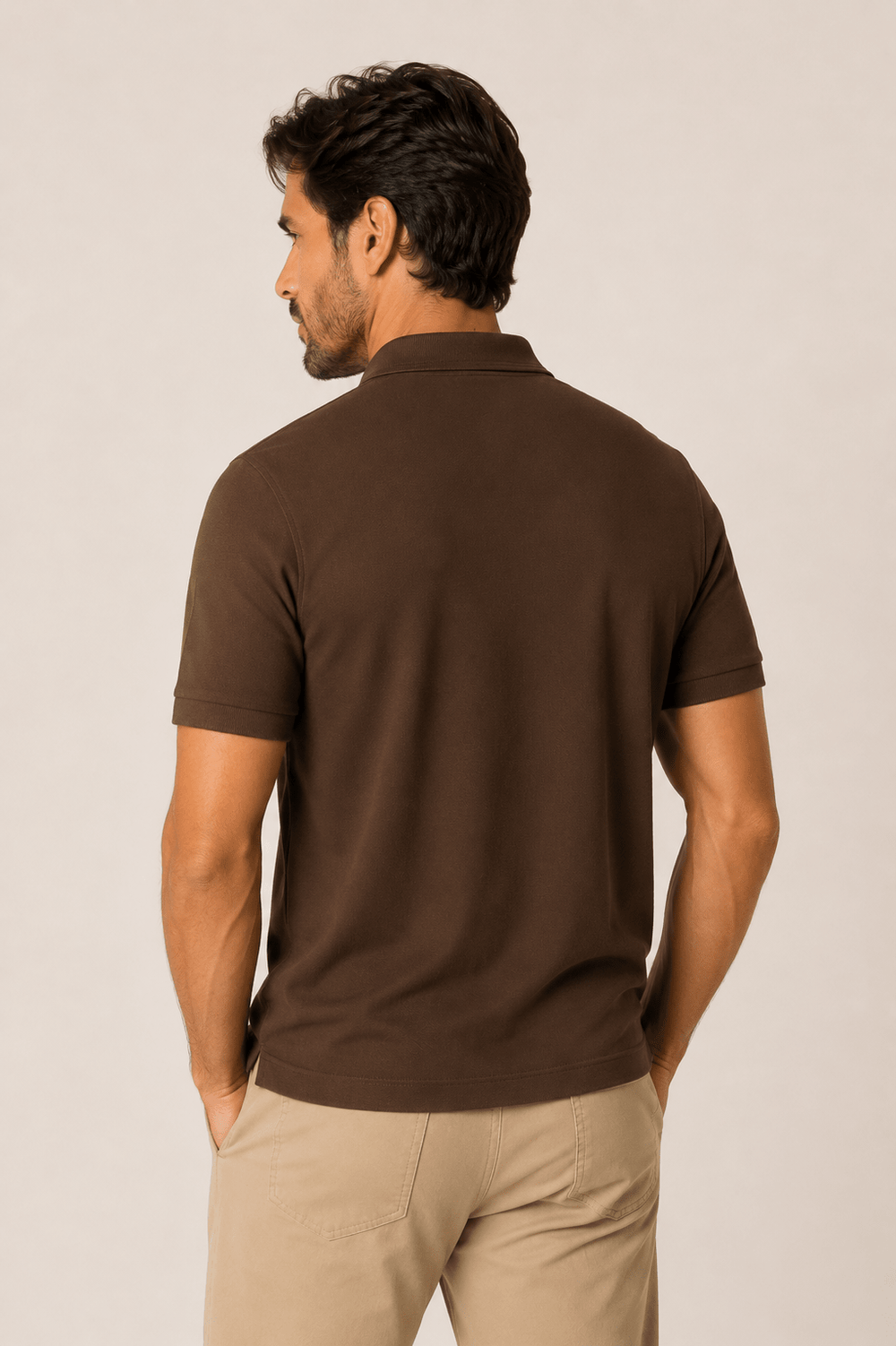 Polo Calvin Klein Slim Meio Ziper Ck Peito - Henri Store