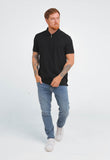 Polo Calvin Klein Slim Meio Ziper Ck Peito - Henri Store