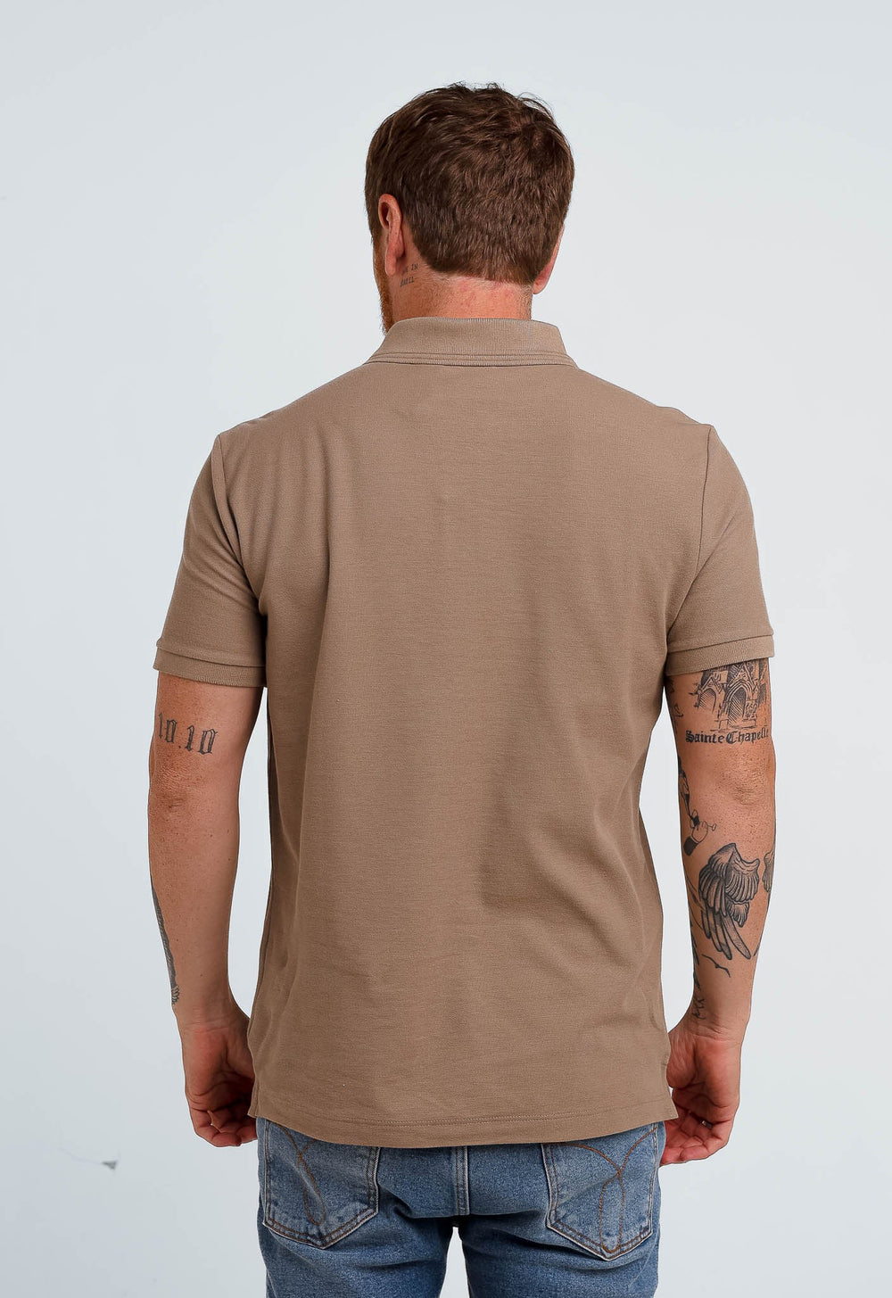Polo Calvin Klein Slim Meio Ziper Ck Peito - Henri Store