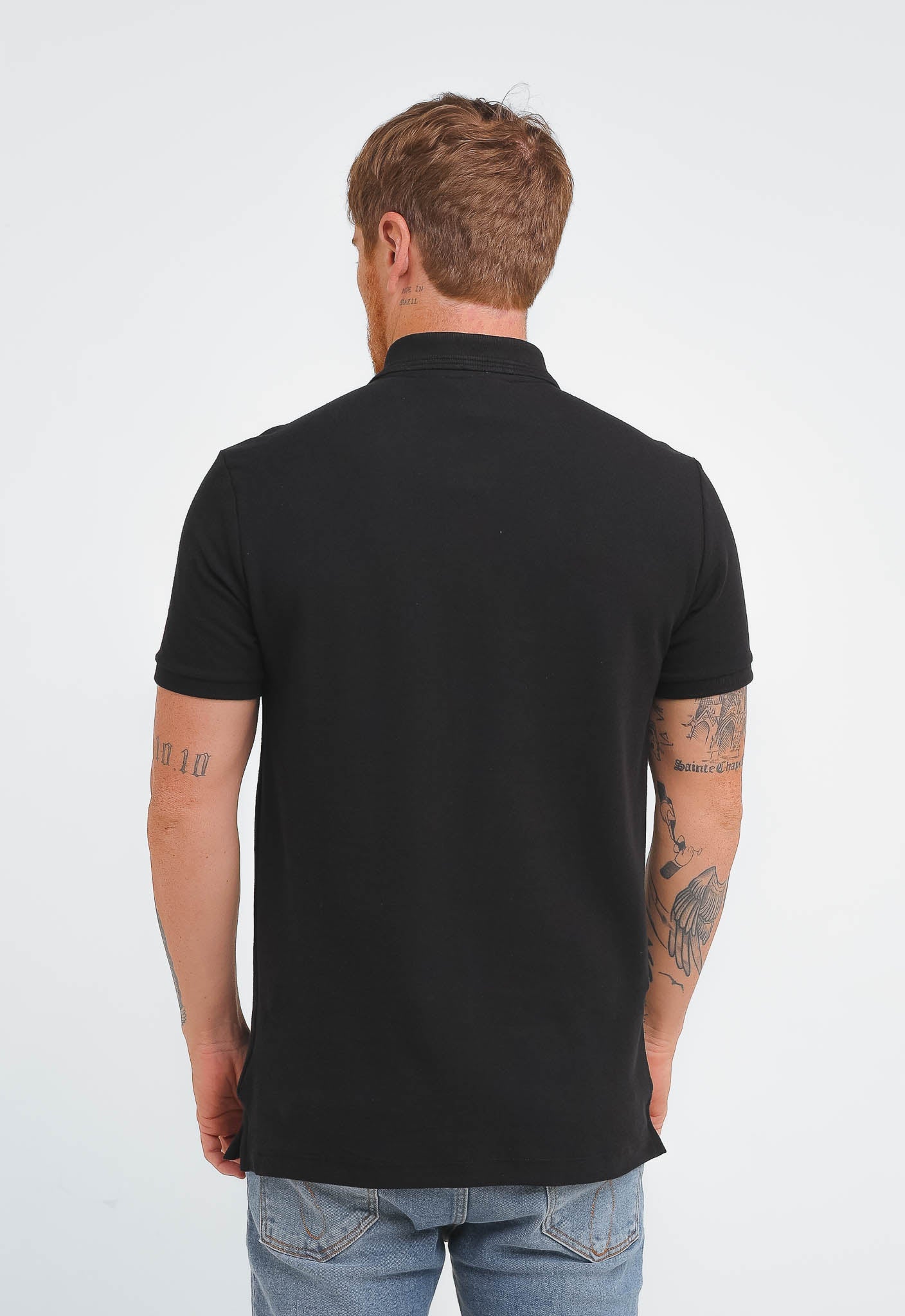 Polo Calvin Klein Slim Meio Ziper Ck Peito - Henri Store