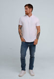 Polo Calvin Klein Slim Meio Ziper Ck Peito - Henri Store