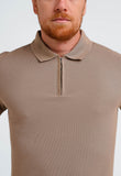 Polo Calvin Klein Slim Meio Ziper Ck Peito - Henri Store