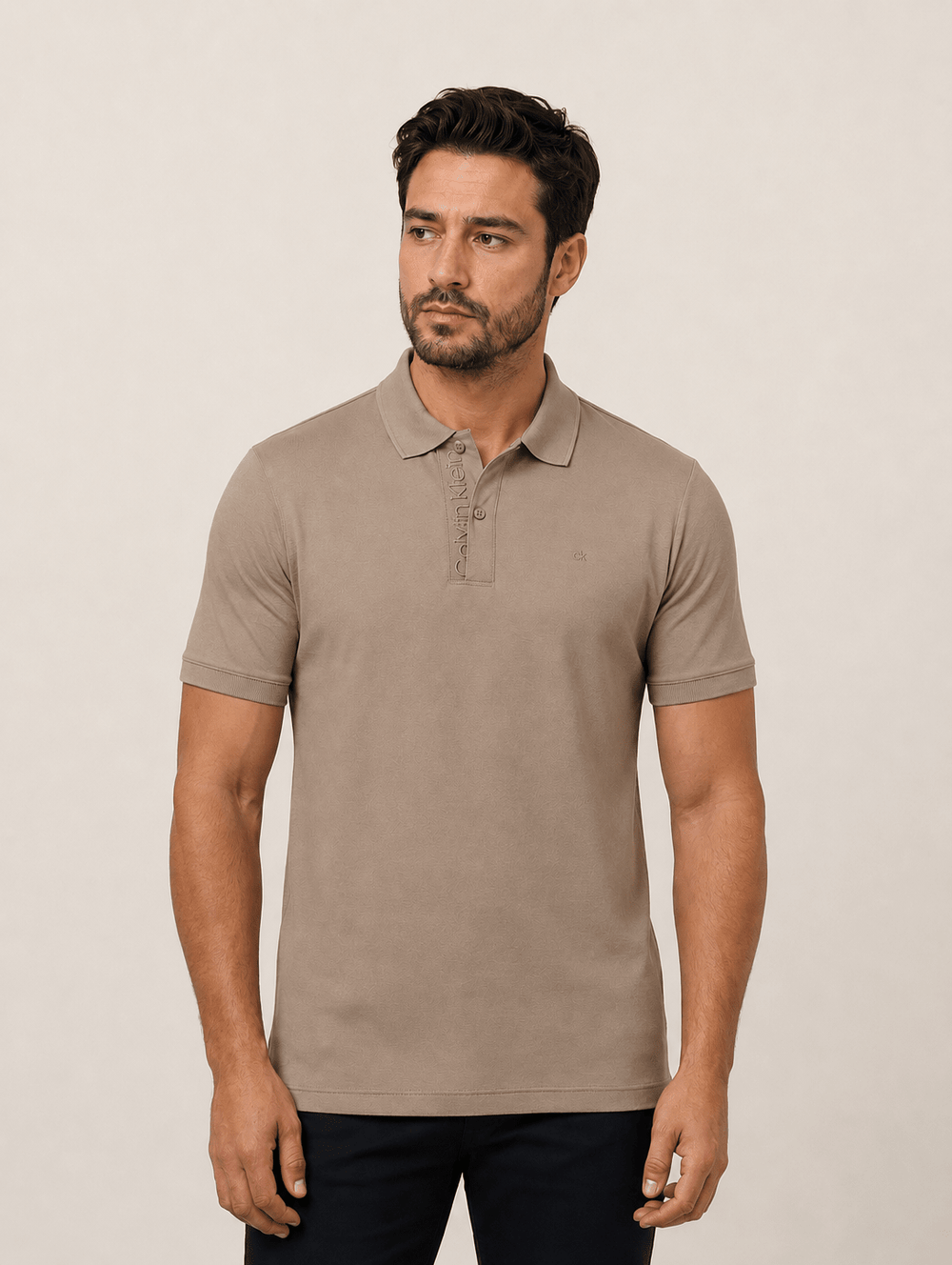 Polo Calvin Klein Touch Logo Peito - Henri Store