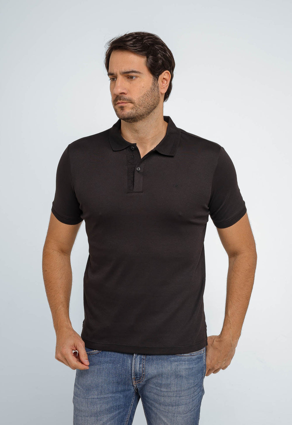 Polo Calvin Klein Touch Logo Peito - Henri Store