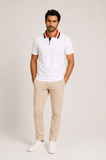 Polo Dom Henrico Gola Tricolor - Henri Store
