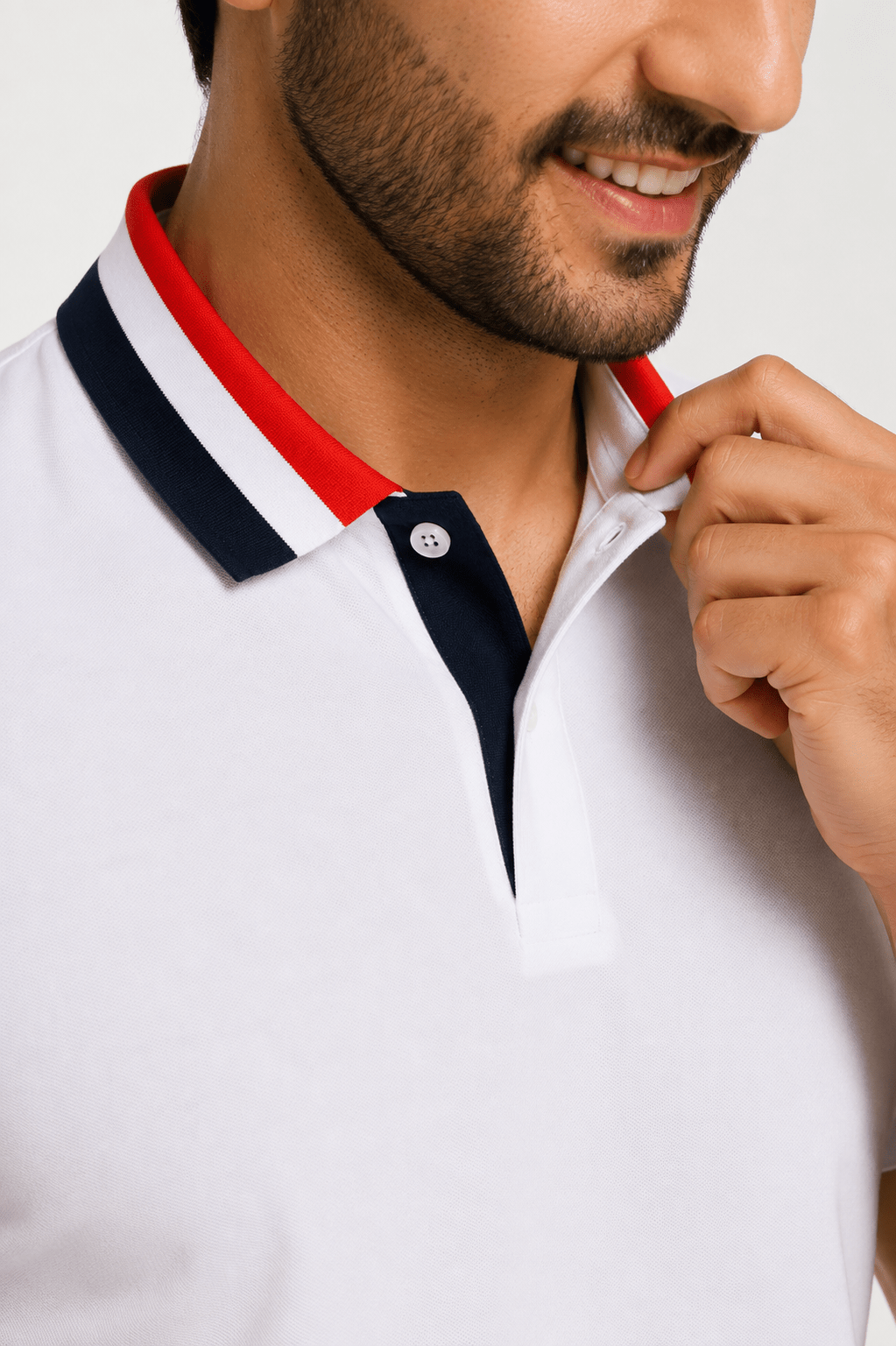 Polo Dom Henrico Gola Tricolor - Henri Store