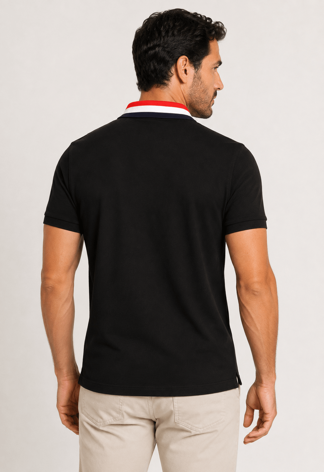 Polo Dom Henrico Gola Tricolor - Henri Store