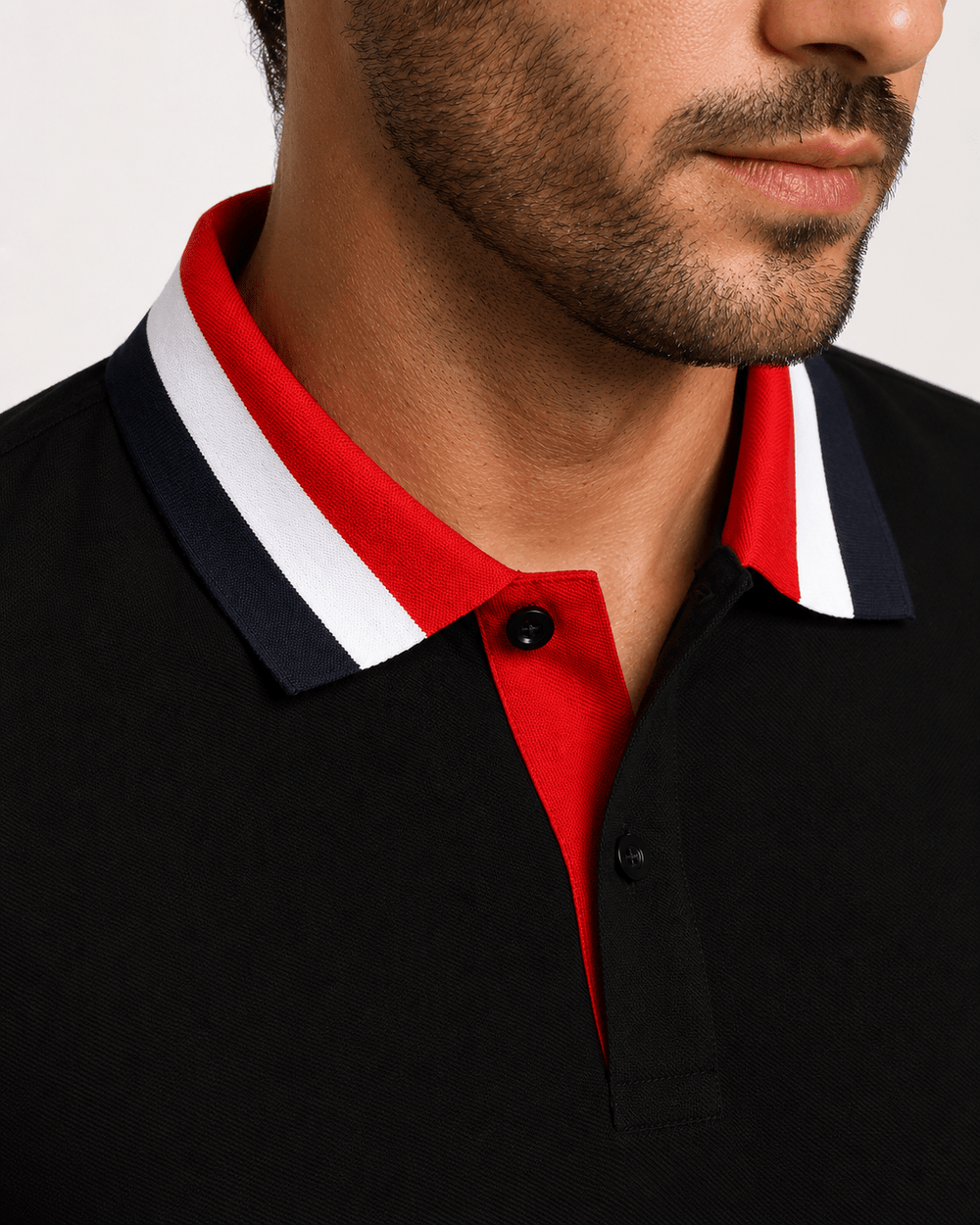 Polo Dom Henrico Gola Tricolor - Henri Store