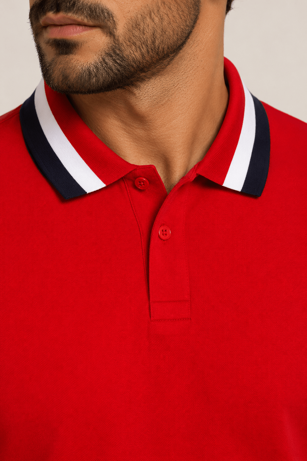 Polo Dom Henrico Gola Tricolor - Henri Store