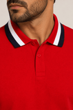 Polo Dom Henrico Gola Tricolor - Henri Store