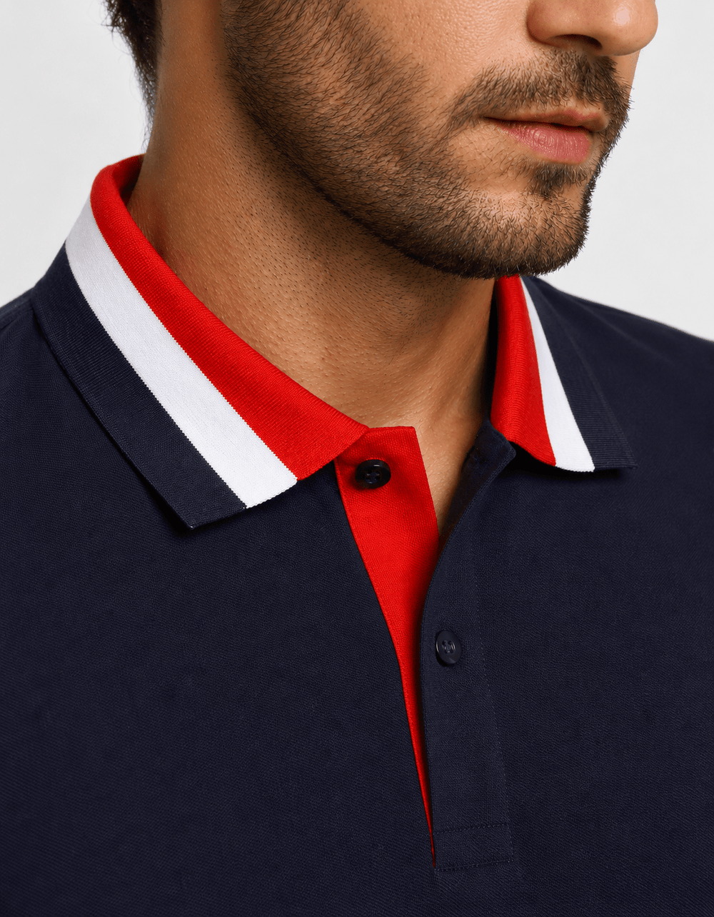 Polo Dom Henrico Gola Tricolor - Henri Store