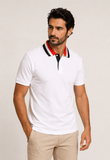 Polo Dom Henrico Gola Tricolor - Henri Store