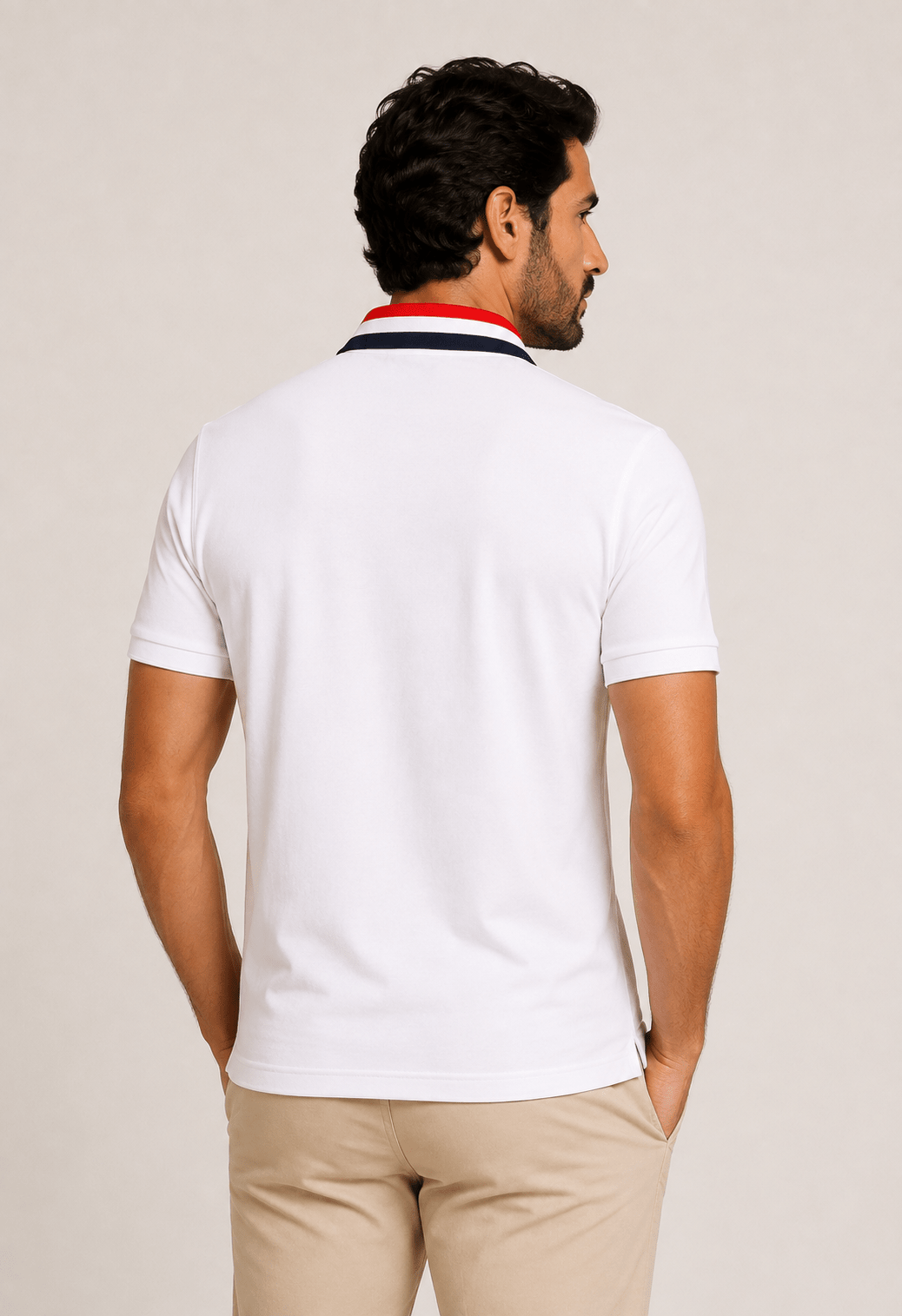 Polo Dom Henrico Gola Tricolor - Henri Store
