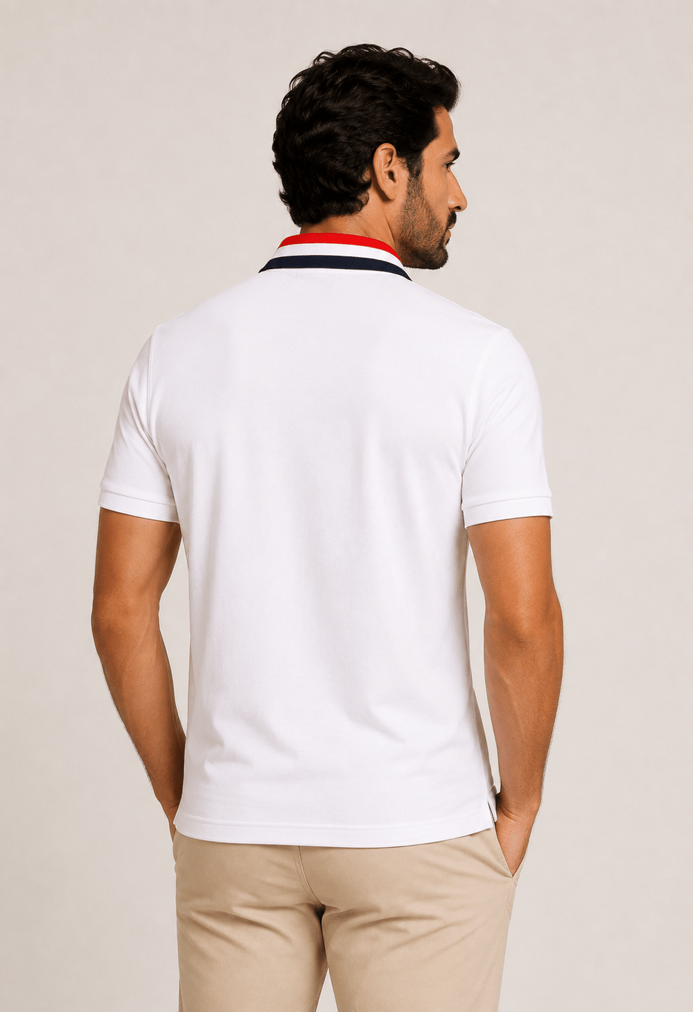 Polo Dom Henrico Gola Tricolor - Henri Store
