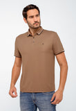 Polo Dom Henrico Poliamida com Friso na Gola - Henri Store