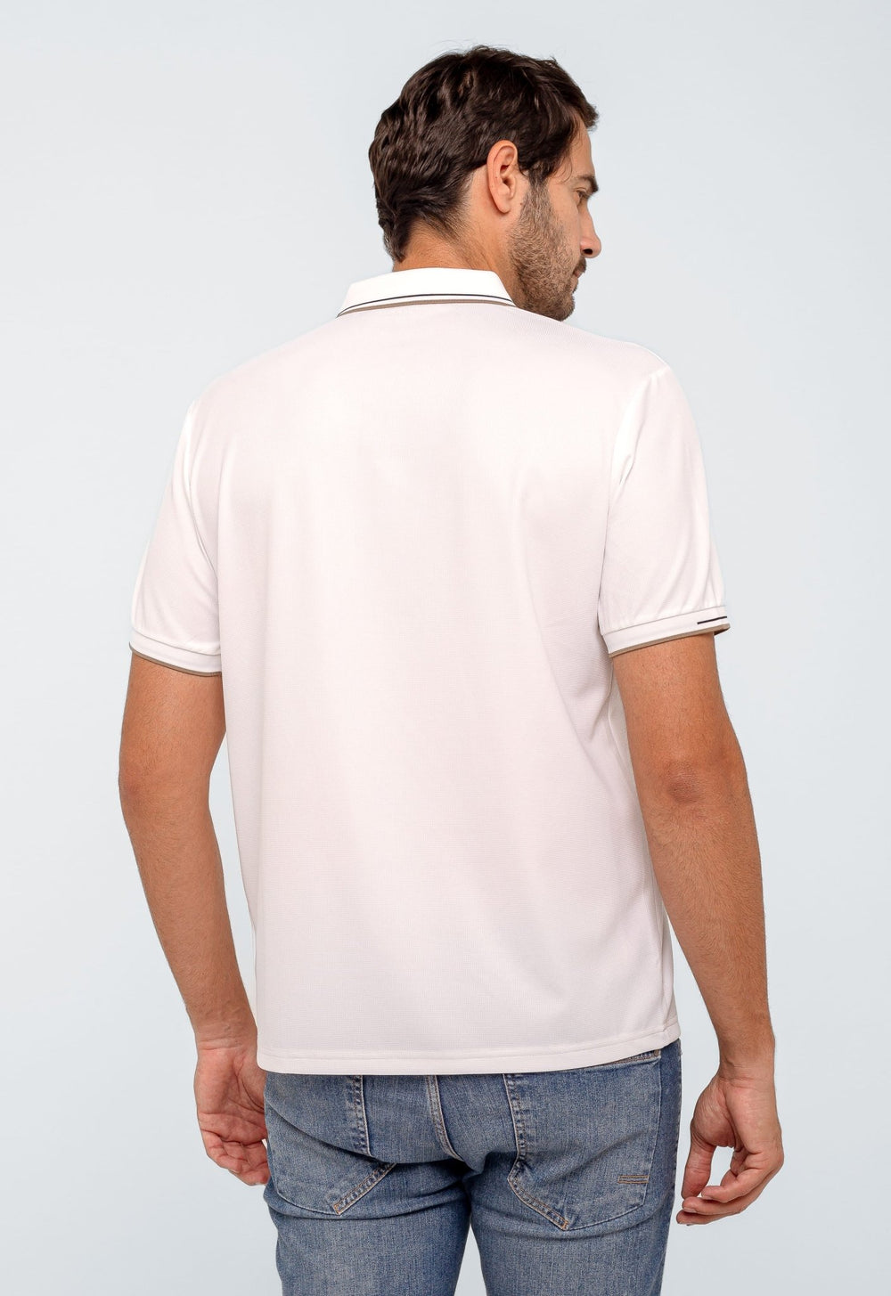 Polo Dom Henrico Poliamida com Friso na Gola - Henri Store