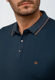 Polo Dom Henrico Poliamida com Friso na Gola - Henri Store