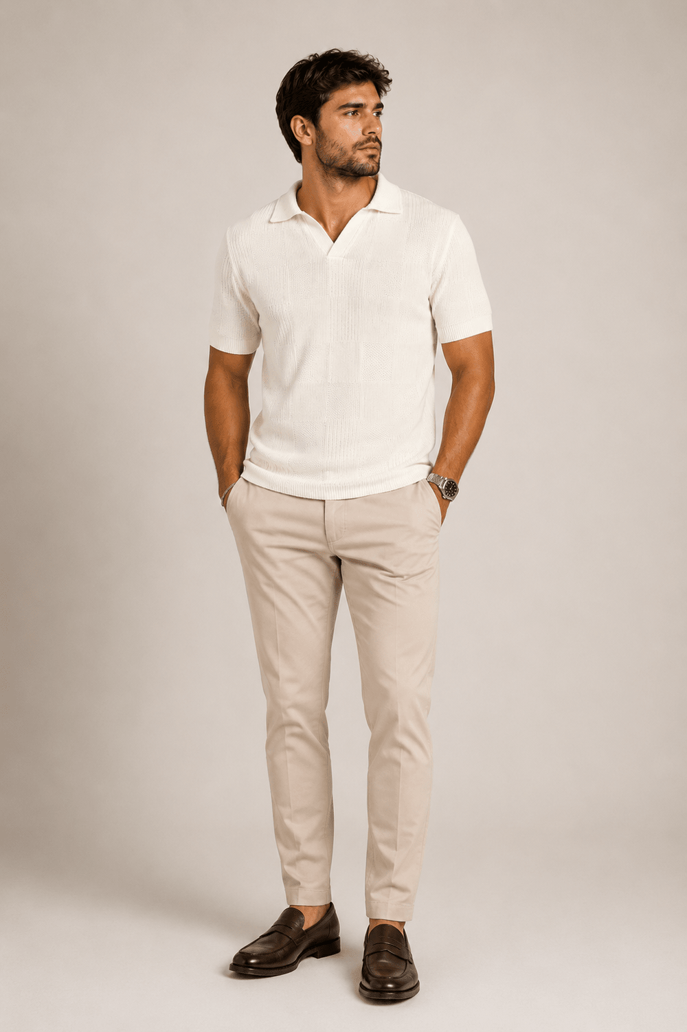 Polo Dom Henrico Tricot Versatile - Henri Store