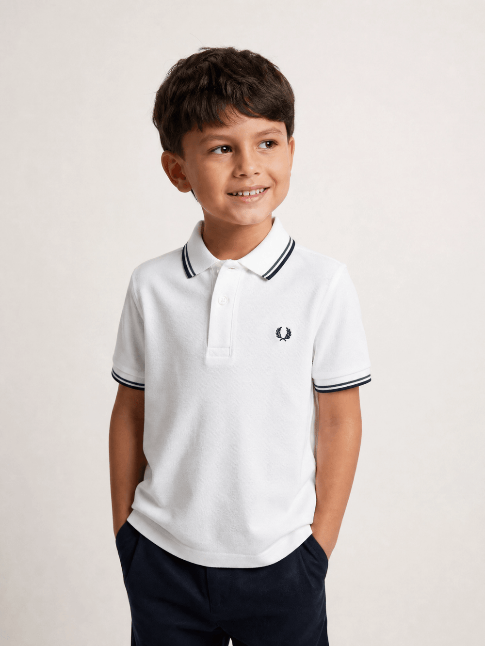 Polo Fred Perry Friso Gola Infantil - Henri Store