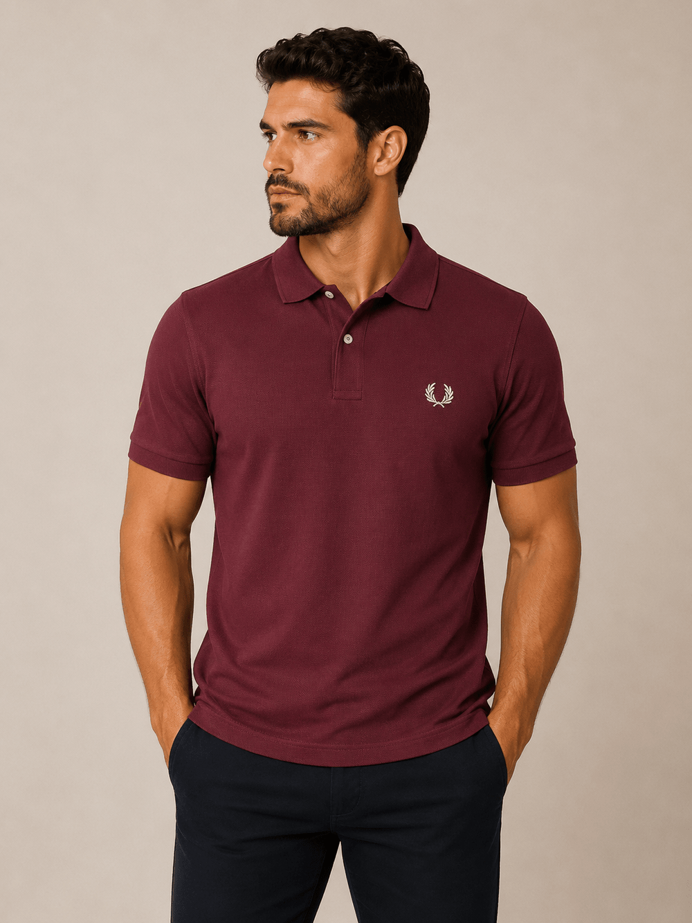 Polo Fred Perry Logo Peito - Henri Store