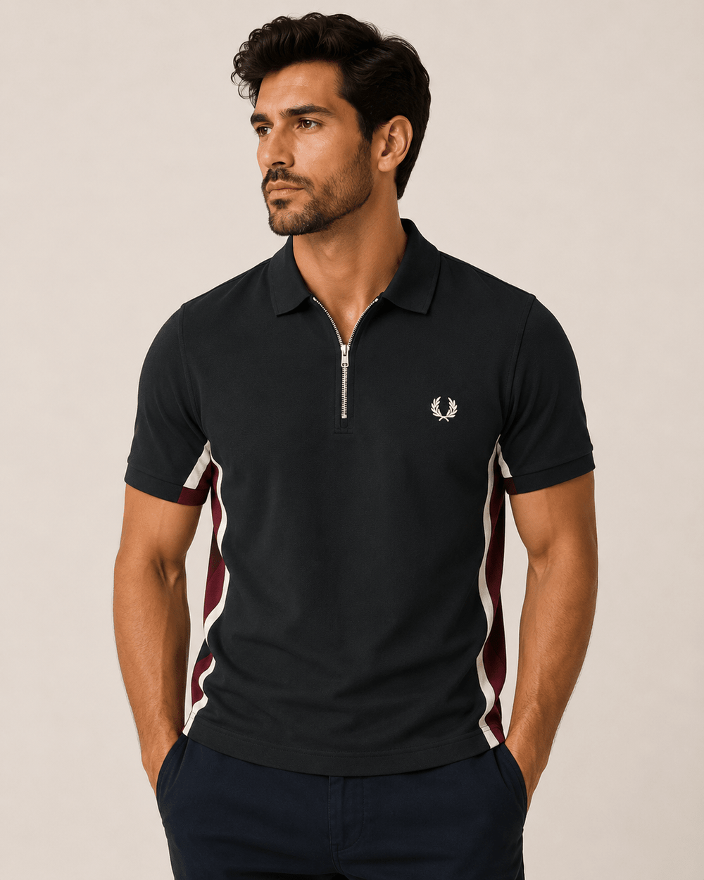 Polo Fred Perry Zíper - Henri Store