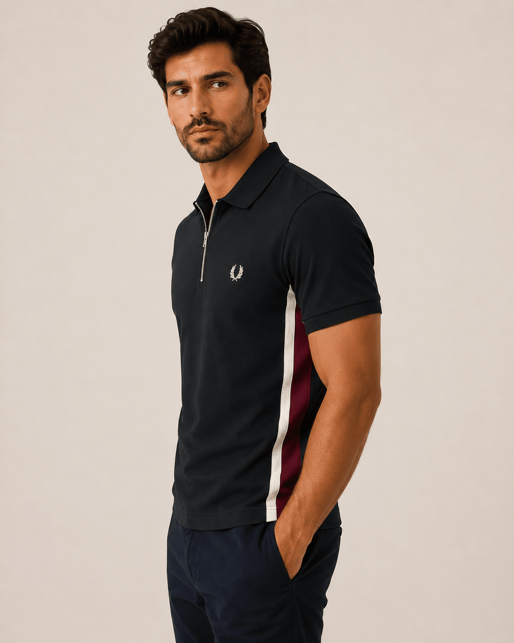 Polo Fred Perry Zíper - Henri Store