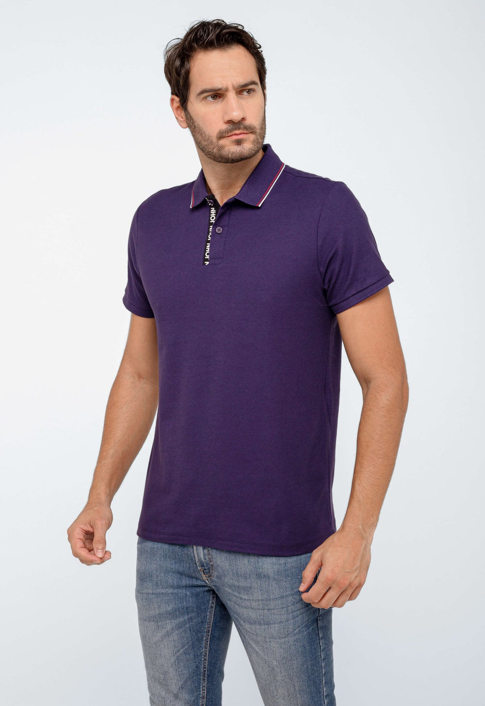 Polo John John Regular Fit Cassis In24 - Henri Store