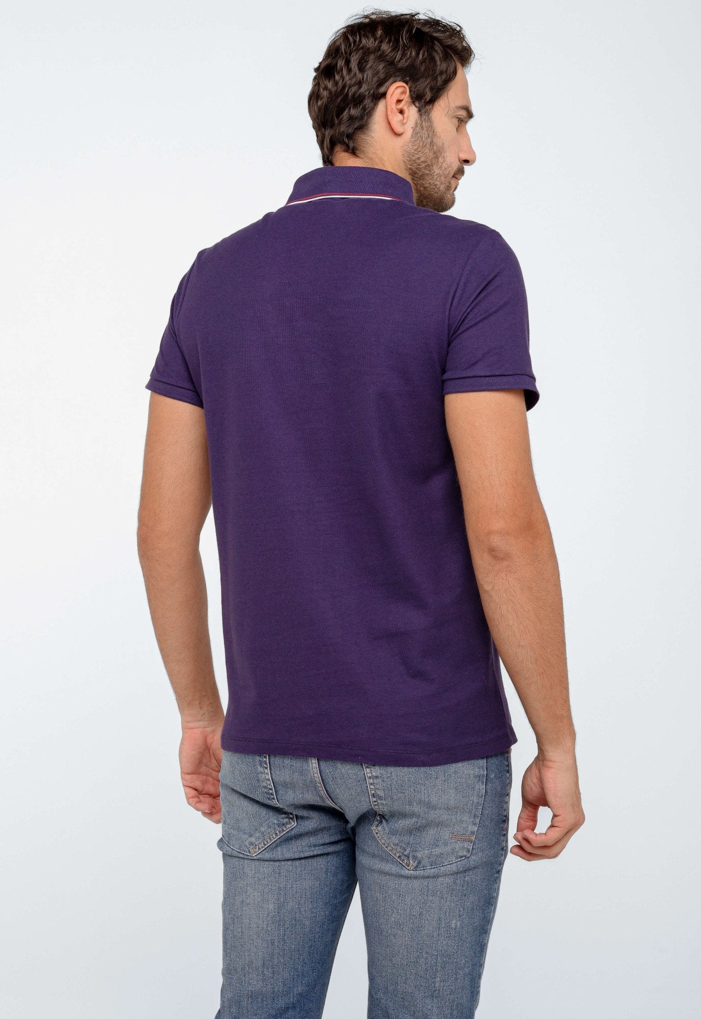 Polo John John Regular Fit Cassis In24 - Henri Store