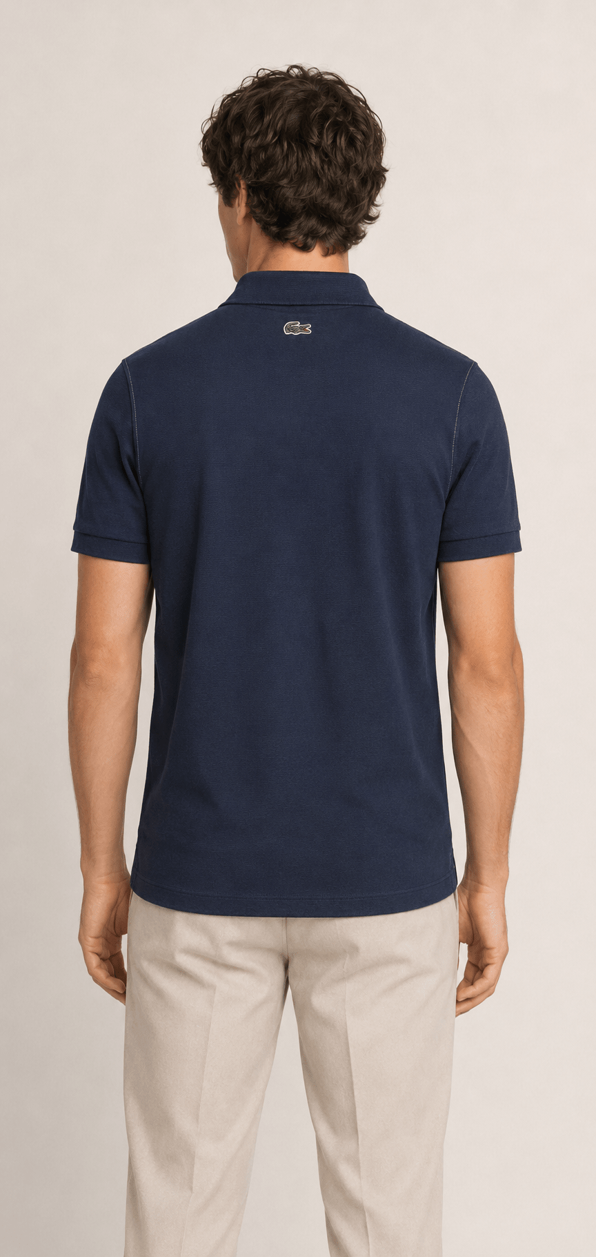 Polo Lacoste Regular Fit Logo Peito - Henri Store