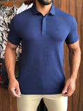 Polo Lacoste Regular Fit Paris Azul Marinho - Henri Store