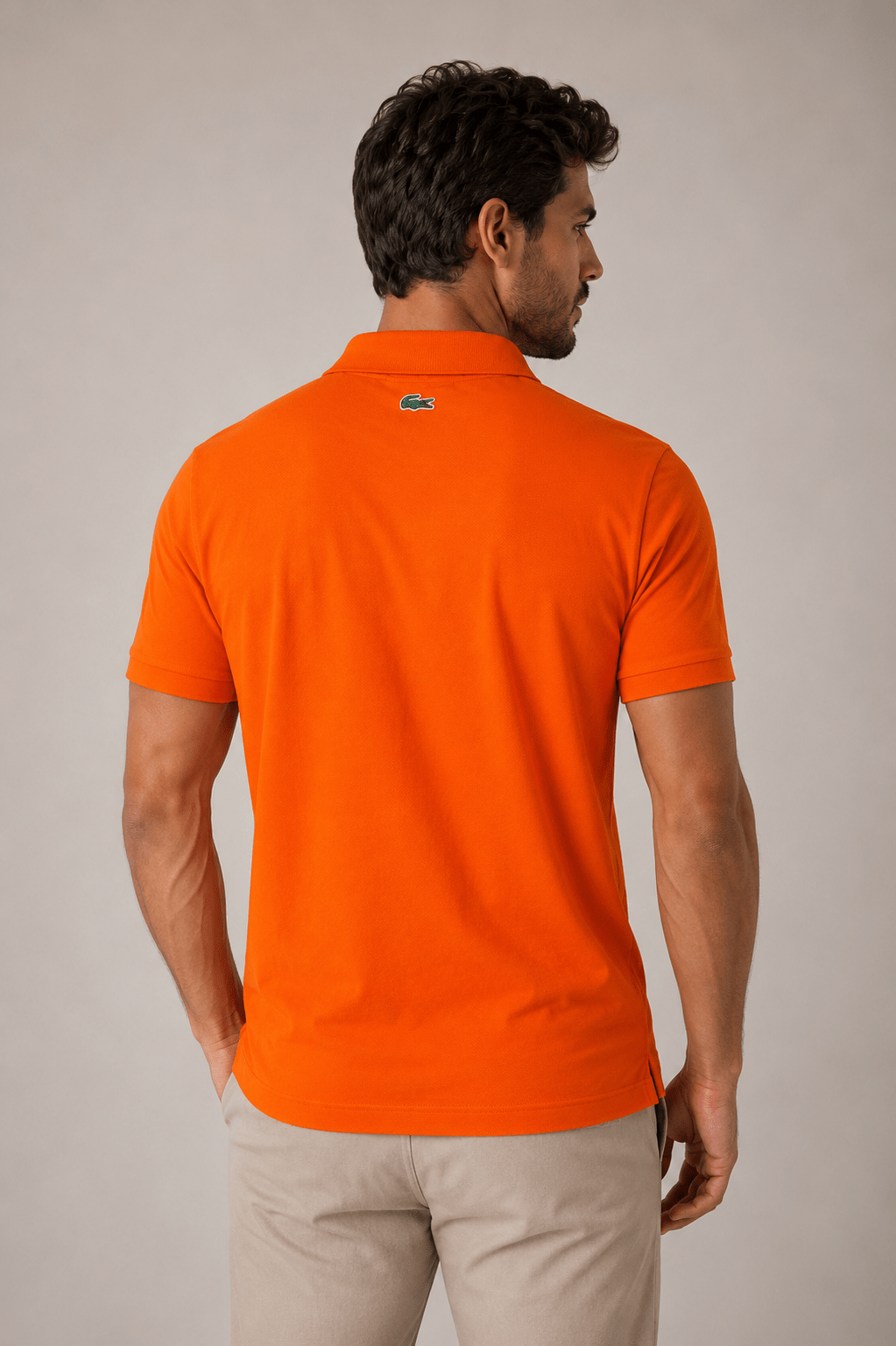 Polo Lacoste Slim Fit Logo Peito - Henri Store
