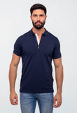 Polo Masculina Armani Exchange Básica Com Zíper - Henri Store