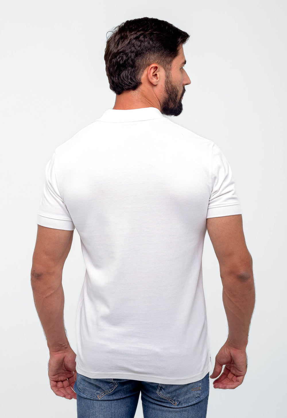 Polo Masculina Armani Exchange Básica Com Zíper - Henri Store