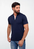 Polo Masculina Armani Exchange Básica Com Zíper - Henri Store