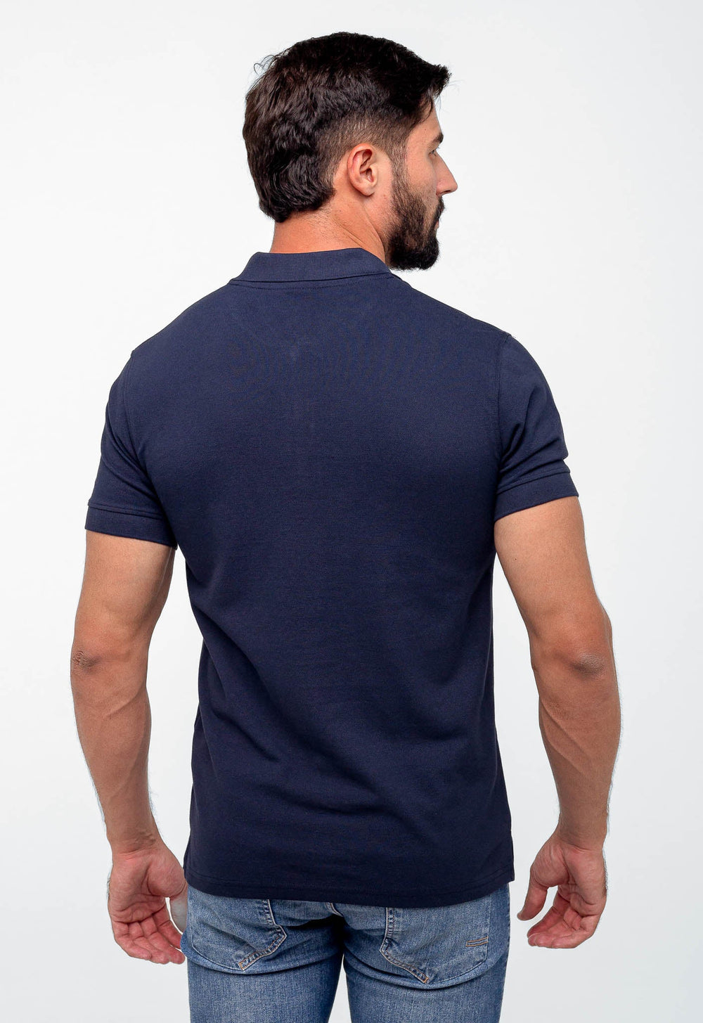 Polo Masculina Armani Exchange Básica Com Zíper - Henri Store